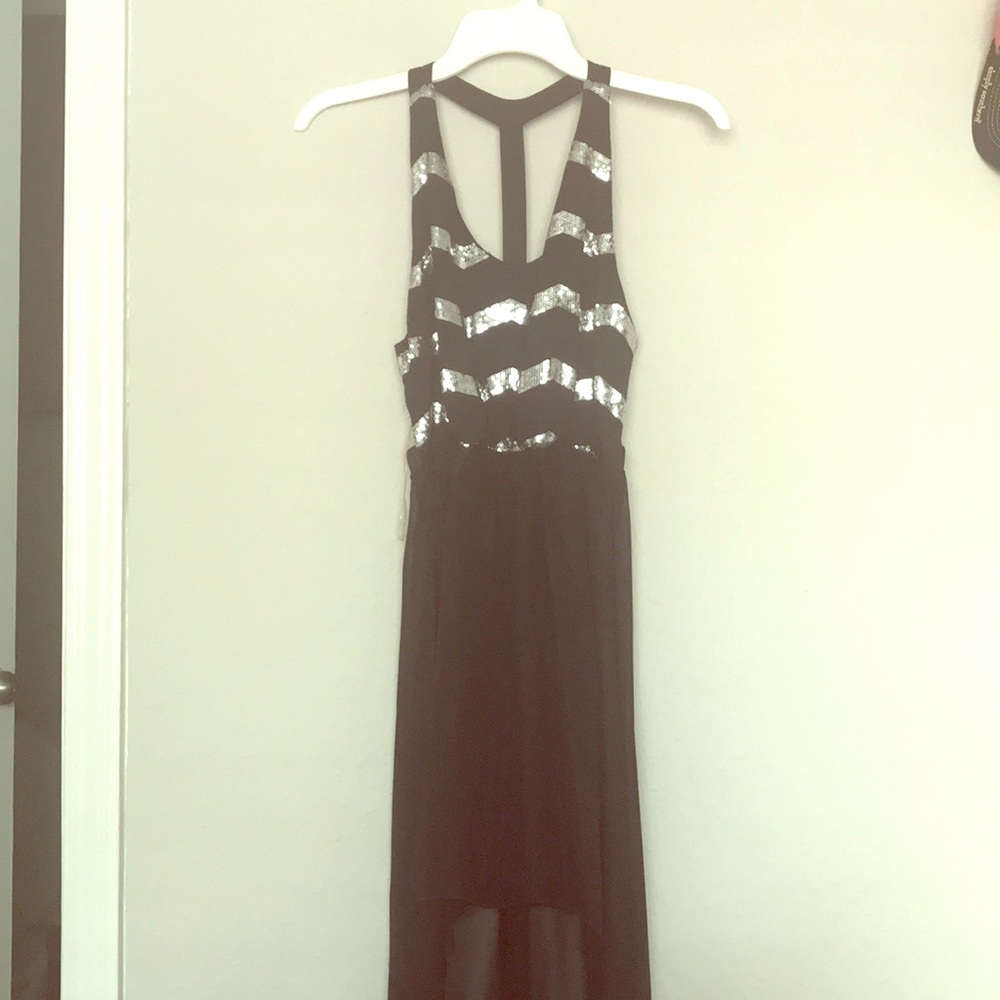 Sparkly huh-lo dress with cut outs